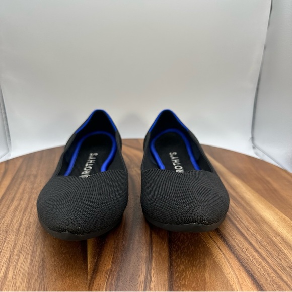 Rothy's The Point Slip On Pointed Flats Solid Black Washable Women's 9.5 - Picture 5 of 11